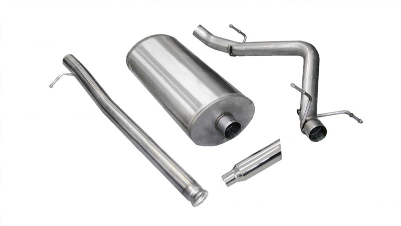Chevrolet Silverado Performance Exhaust - CORSA Performance - Single Side Exit, Sport Cat-Back - Polished - 2009
